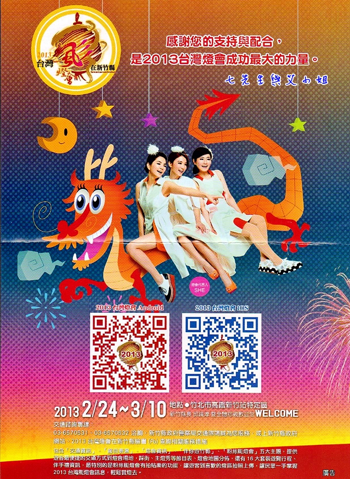 2013台灣燈會DM 2013台灣燈會DM
