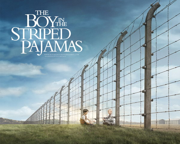 the boy in striped pajama