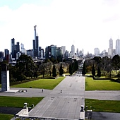 遠眺Melbourne市中心景象