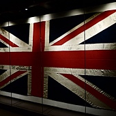 簽了名的英國國旗