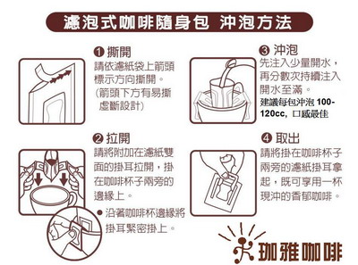 濾滴式沖泡方式