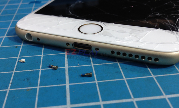 史上最大! Iphone 6 Plus 第一手摔機維修全紀錄4 史上最大! Iphone 6 Plus 第一手摔機維修全紀錄4