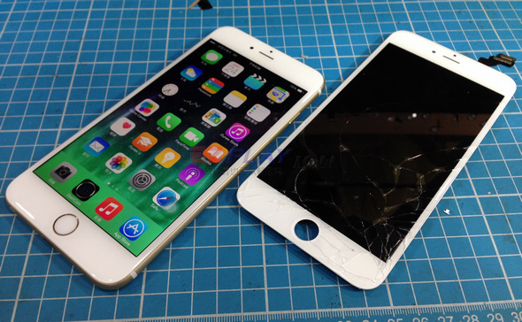 史上最大! Iphone 6 Plus 第一手摔機維修全紀錄18 史上最大! Iphone 6 Plus 第一手摔機維修全紀錄18