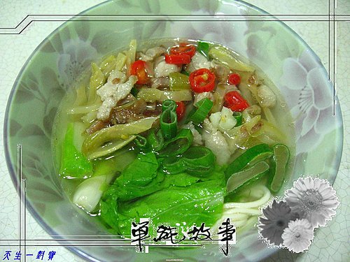 榨菜肉絲麵做法