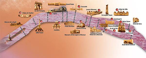 Bateaux Mouches路線