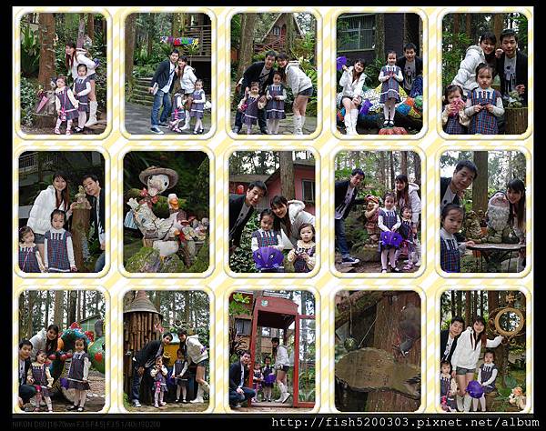 明山飯店的童話森林木屋區 滿滿杉木圍繞著的是一間間可愛的小木屋三隻小豬 白雪公主 小紅帽 彼得潘 睡美人還是魔法公主