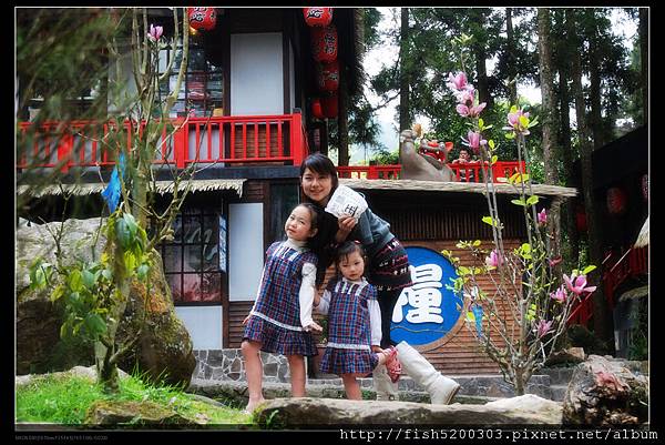後方妖怪雜舖屋頂上也爬一隻枯麻枯麻 看著鳥居前 絡繹不絕的觀光客糧倉 很有禪意木蘭花開囉