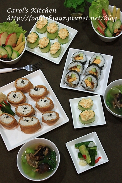 小黃瓜蛋沙拉壽司IMG_4034