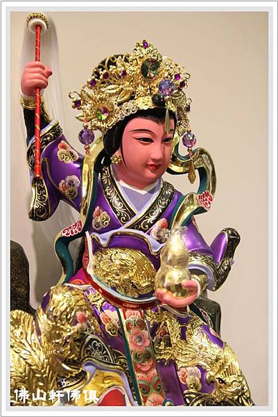 【佛山軒神像佛俱】台灣手工紫袍-九天玄女佛像 【佛山軒神像佛俱】台灣手工紫袍-九天玄女佛像
