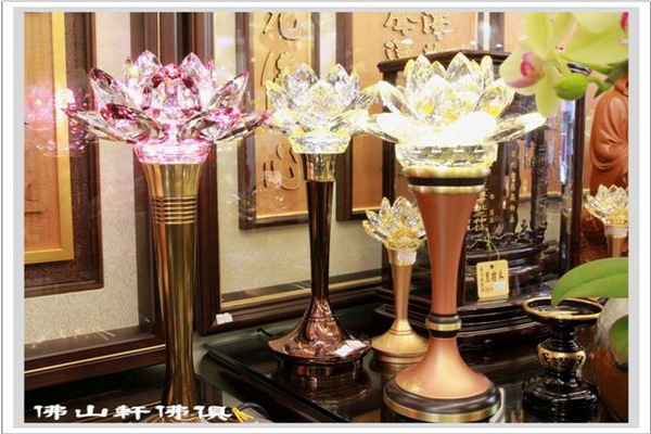 神明燈佛具(佛俱) - 水晶蓮花LED燈大集合 - Crystal Lotus Lamp 神明燈佛具(佛俱) - 水晶蓮花LED燈大集合 - Crystal Lotus Lamp