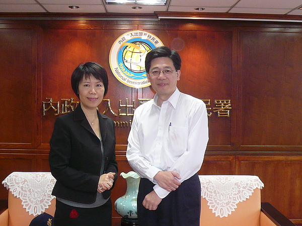 本會理事長拜會移民署謝立功署長