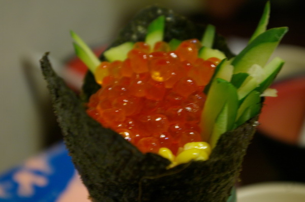 鮭魚卵手捲 鮭魚卵手捲