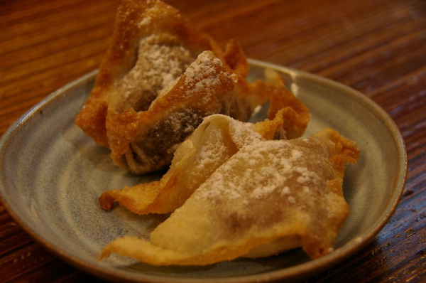 甜點-炸紅豆香蕉餃子