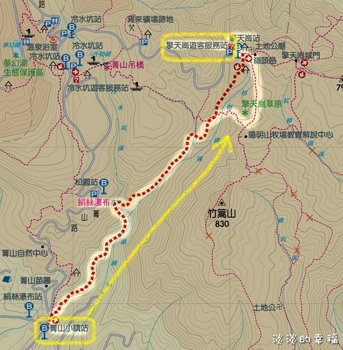 map 絹絲瀑布 map 絹絲瀑布