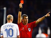 from BBC Sport 2006 LastRedcard