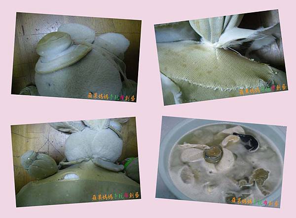 兔子布偶 清洗、身體重做、換棉