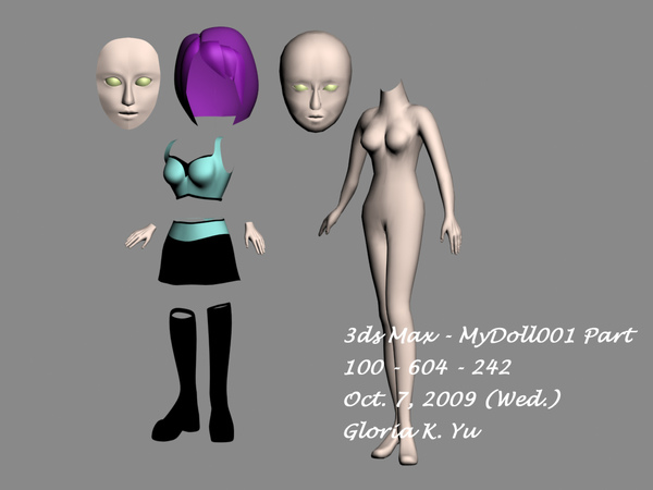 我的美少女-各部零件