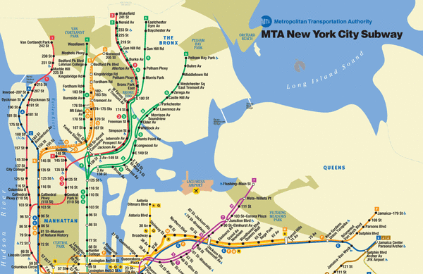 New York subway Map
