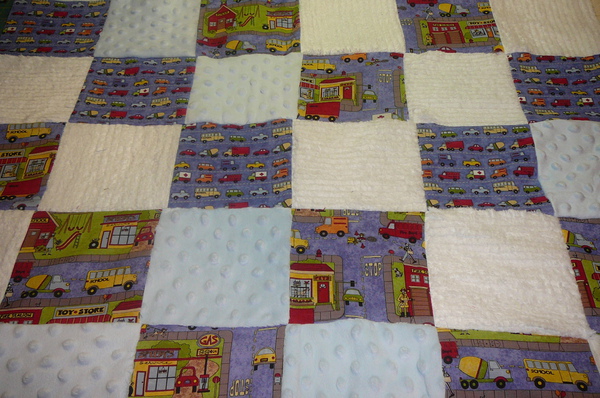 玩具車布料for baby quilt