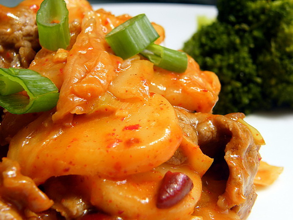 韓式泡菜牛肉炒年糕