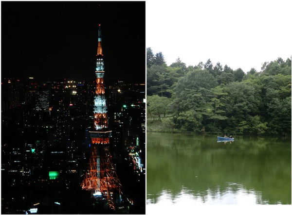 東京-都市VS郊區對照圖