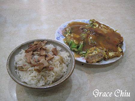 圓環邊蚵仔煎.米糕~寧夏夜市 圓環邊蚵仔煎.米糕~寧夏夜市
