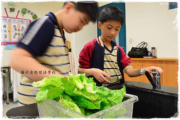 清洗自己種植的蔬菜 清洗自己種植的蔬菜