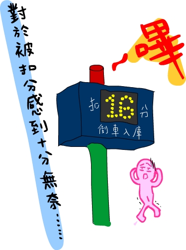 駕訓班的扣分號誌