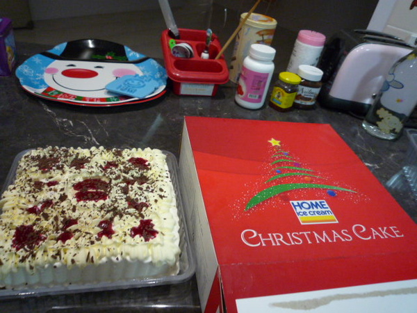 Christmas Cake (from our favorite Home Icecream)