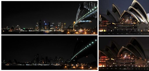 Sydney Harbour 2009 Earth Hour View.jpg