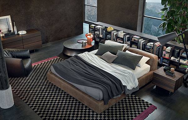 Poliform bed-Bolton-1 Poliform bed-Bolton-1