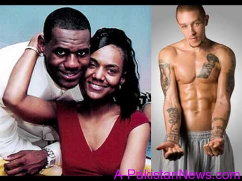 Delonte-West-Lebron-James-Mom Delonte-West-Lebron-James-Mom