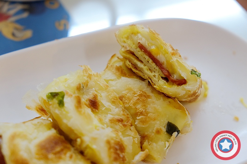 台北內湖。巴士蛋餅