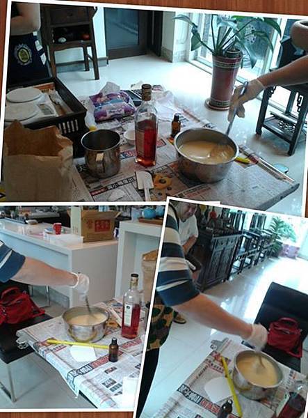 20140617 嘉義李小姐手工皂一對一到府教學
