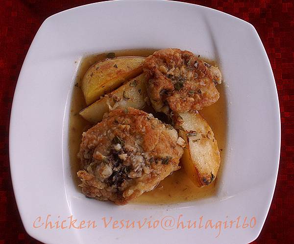 Chicken Vesuvio