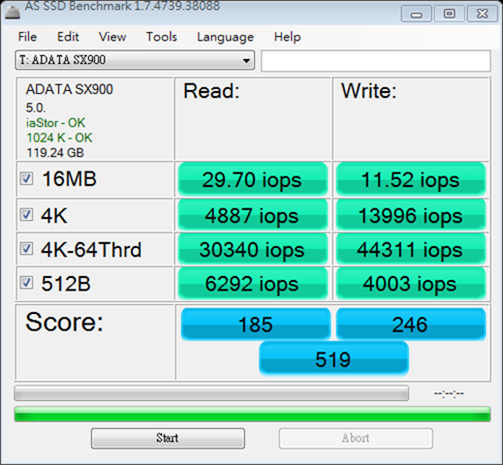 as-ssd-bench ADATA SX900 2013.9.24 上午 04-31-26