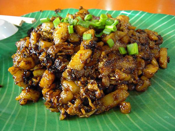 炒蘿蔔糕(黑的) 炒蘿蔔糕(黑的)