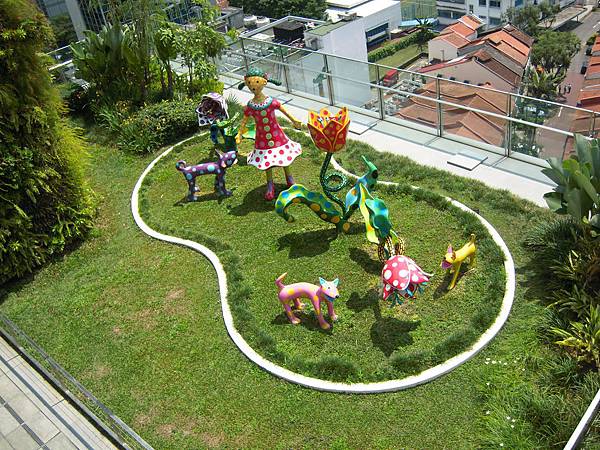 Orchard Central的空中花園 Orchard Central的空中花園