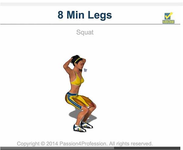 8min legs squat