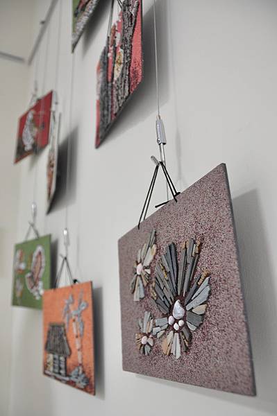 玉里舊名璞石閣,類似馬賽克風格的石嵌畫,在這裡就有了「璞石畫」這個美麗的名字