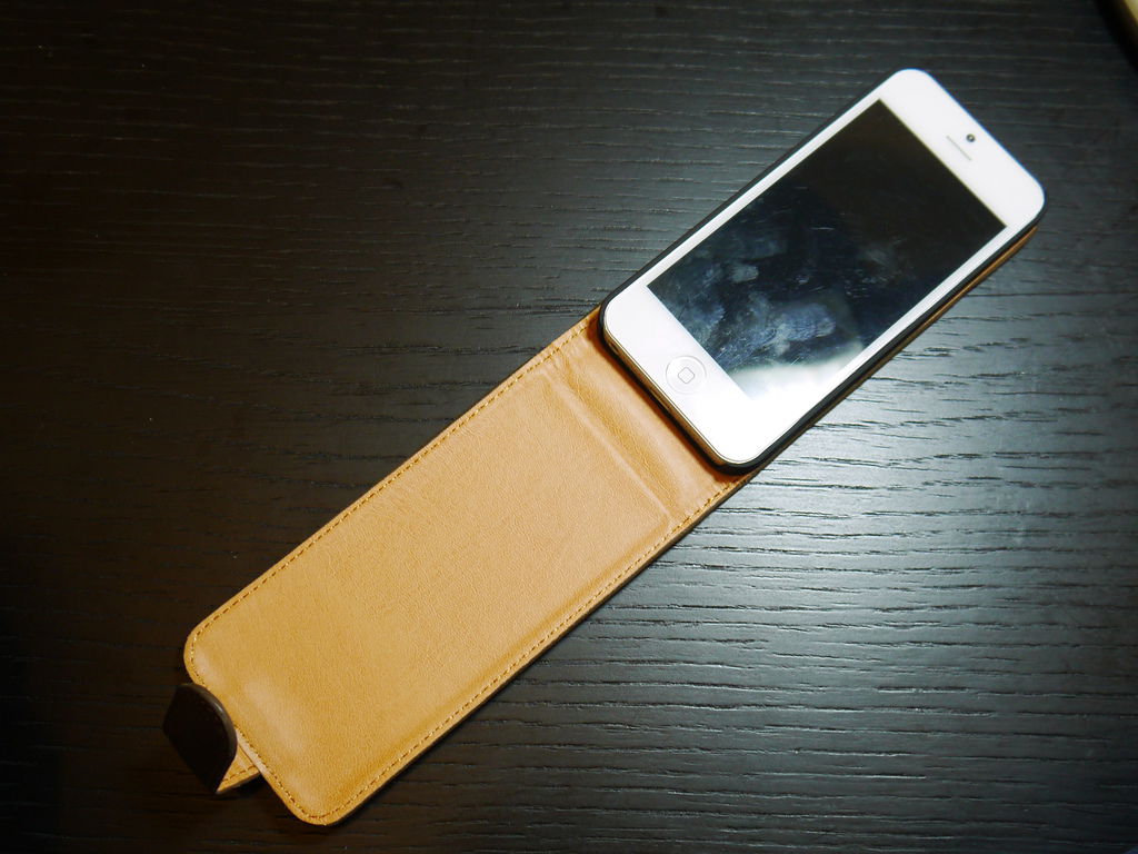 Apple iPhone 5 麂皮復古皮革手機套