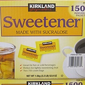 601764 Kirkland Signature Sweetener 糖包 1公克x1500包 美國產 549 01.jpg