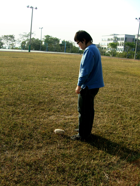 一隻刺蝟跟一個男人