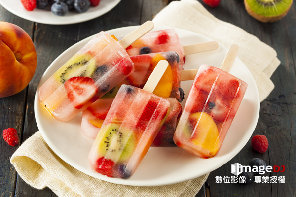 夏季素材圖庫-水果冰棒-Stock image Fruit popsicles-典匠資訊imageDJ