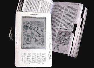 電子閱讀器Kindle的銷售量今年預料將超過800萬台。美聯社.jpg