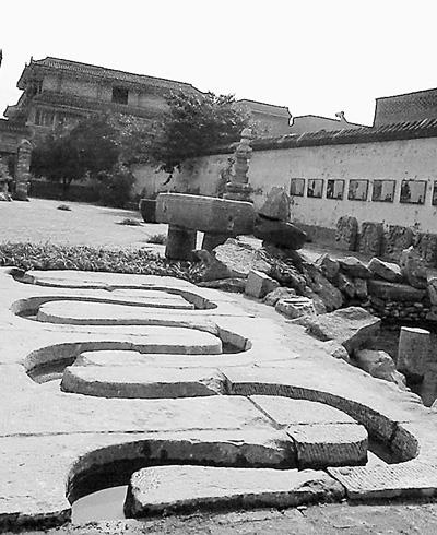明代曲水流觴遺跡