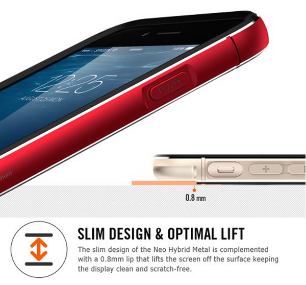 SGP iPhone 6 (4.7") Neo Hybrid Metal 兩件式金屬邊框保護殼 SGP iPhone 6 (4.7") Neo Hybrid Metal 兩件式金屬邊框保護殼