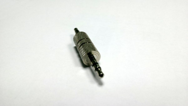 超短距5cm AUX-In 轉接頭 3.5mm公 轉 3.5mm公