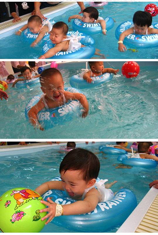 ABC 寶寶游泳圈 幼兒游泳圈 嬰兒游泳圈 穿戴式 學習游泳圈