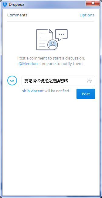 Dropbox-編輯文件時就可以同時分享和留言 Dropbox-編輯文件時就可以同時分享和留言
